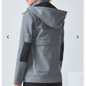 NWT - Fabletics Grey Pella Coat, Size M